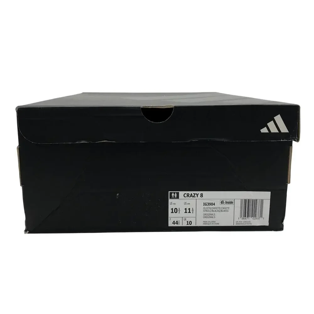 NEW Adidas Crazy 8 Olive Strata Basketball Shoes M 10.5US / W 11.5US Suede NIB - Picture 12 of 14